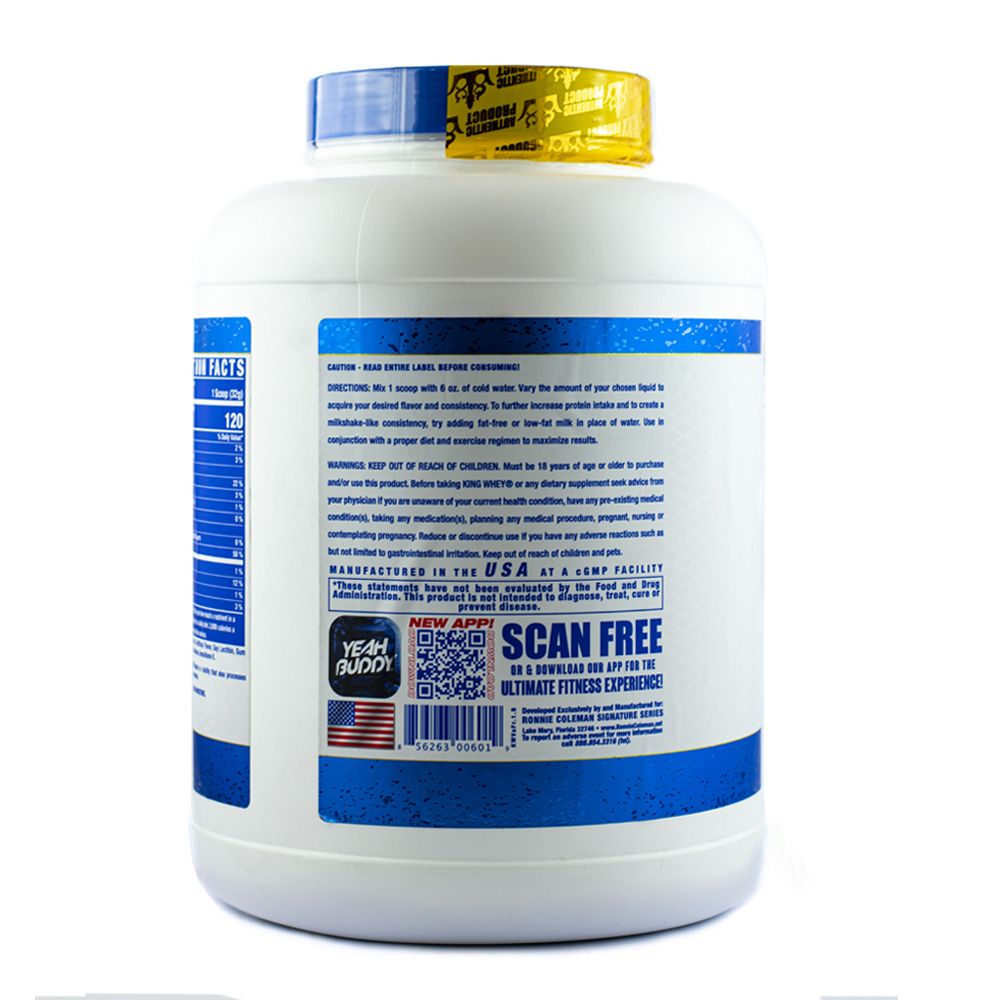 king whey chocolate trasera 2