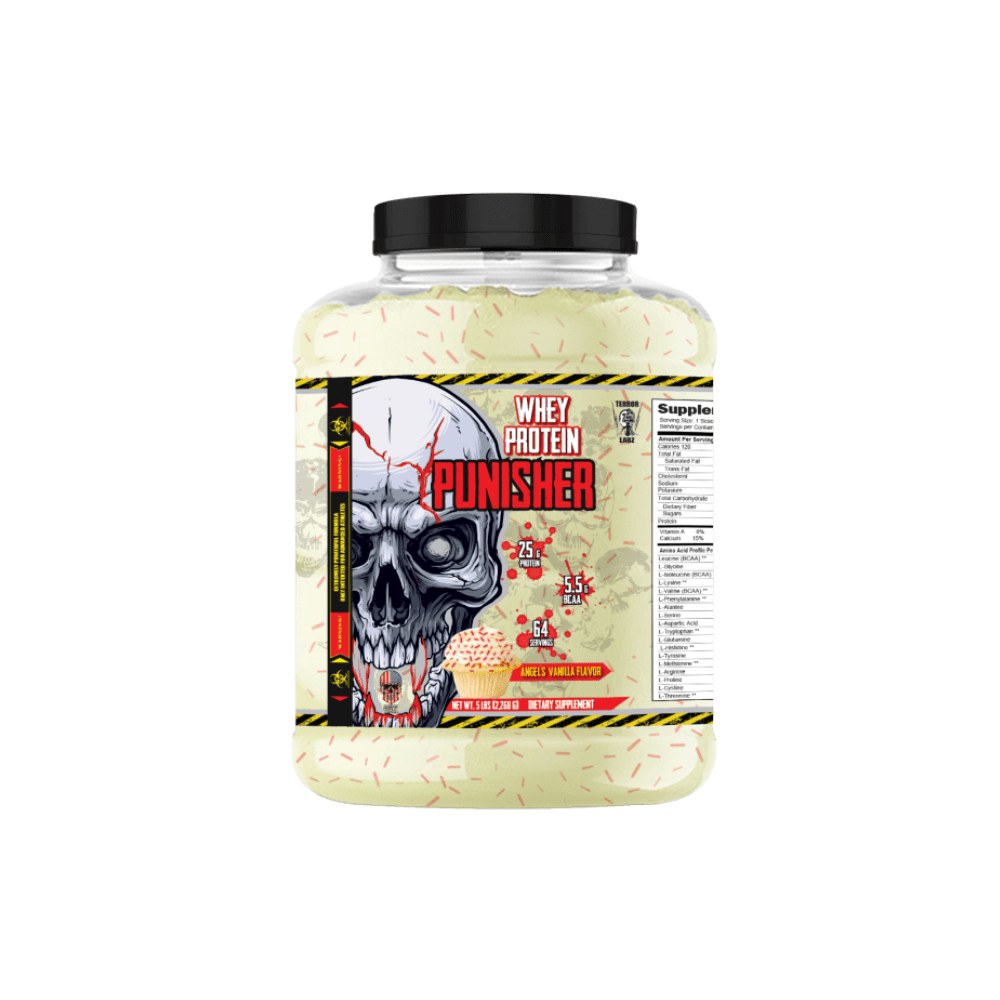 Proteina-punisher-5lb-vainilla-64servicios-Front proteína-punisher-5lb-vainilla